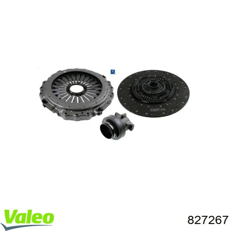 Комплект сцепления (3 части) VALEO 827551 цена, от 858.05 USD