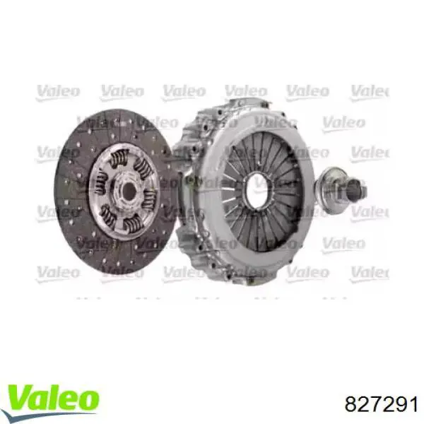 827291 VALEO kit de embraiagem (3 peças)