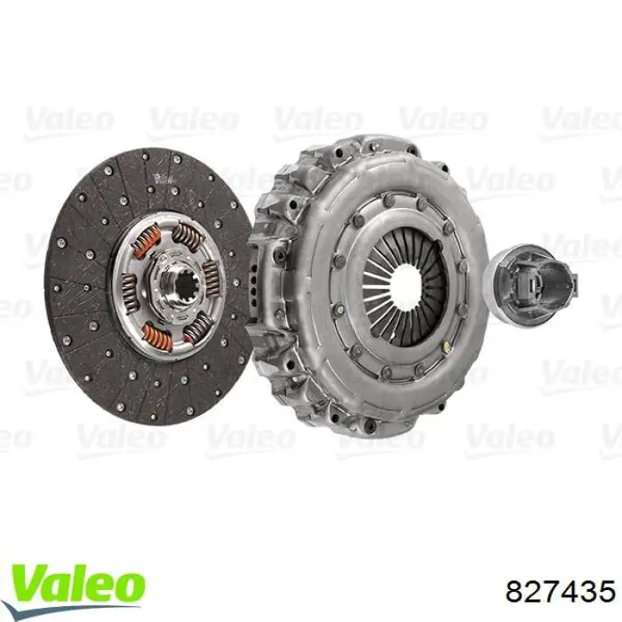 Купить 827435 VALEO Комплект сцепления (диск, корзина, подшипник)