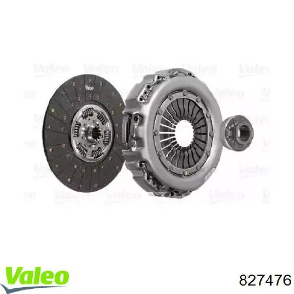 Купить 827476 VALEO Комплект сцепления (диск, корзина, подшипник)