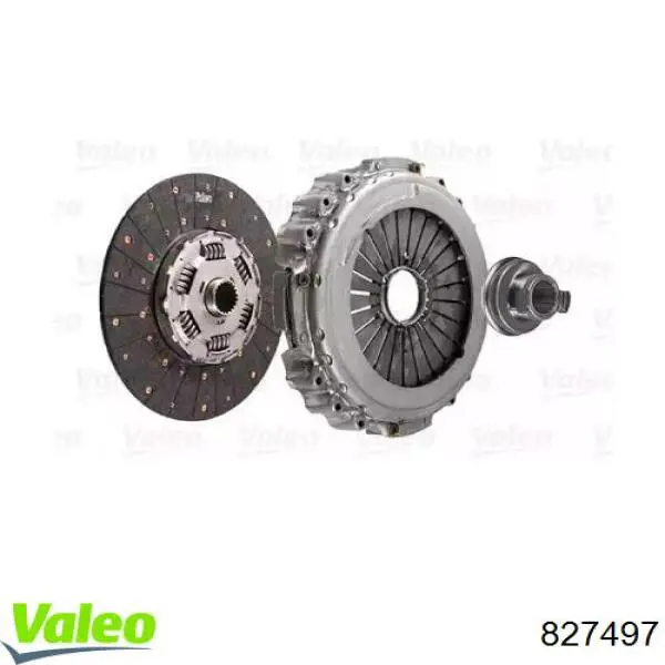 827497 VALEO kit de embraiagem (3 peças)