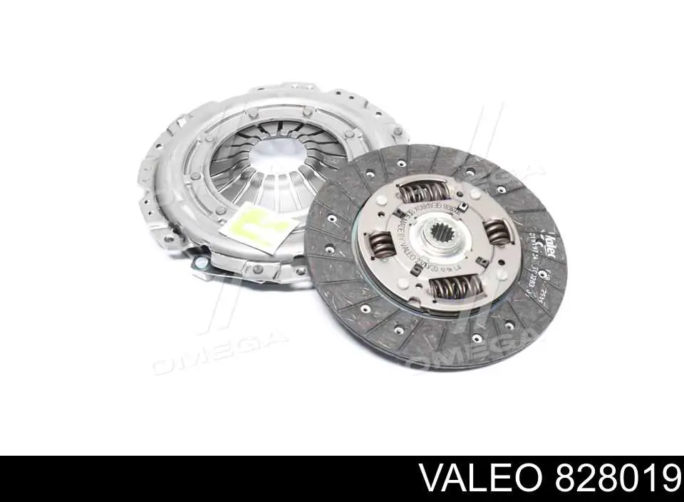 828019 VALEO kit de embraiagem (3 peças)