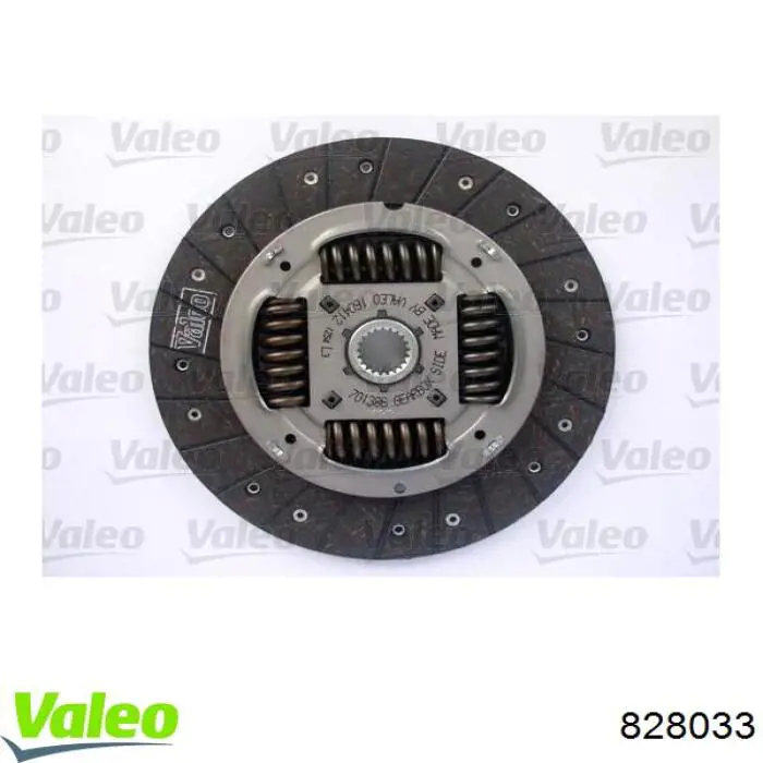Купить 828033 VALEO Комплект сцепления (диск, корзина, подшипник)