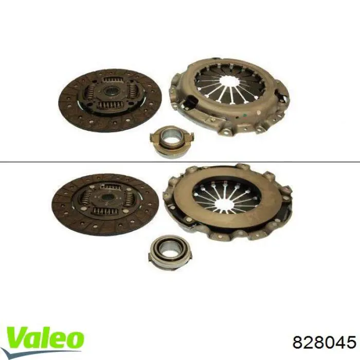 Комплект сцепления (3 части) VALEO 828045 цена, от 157.03 USD