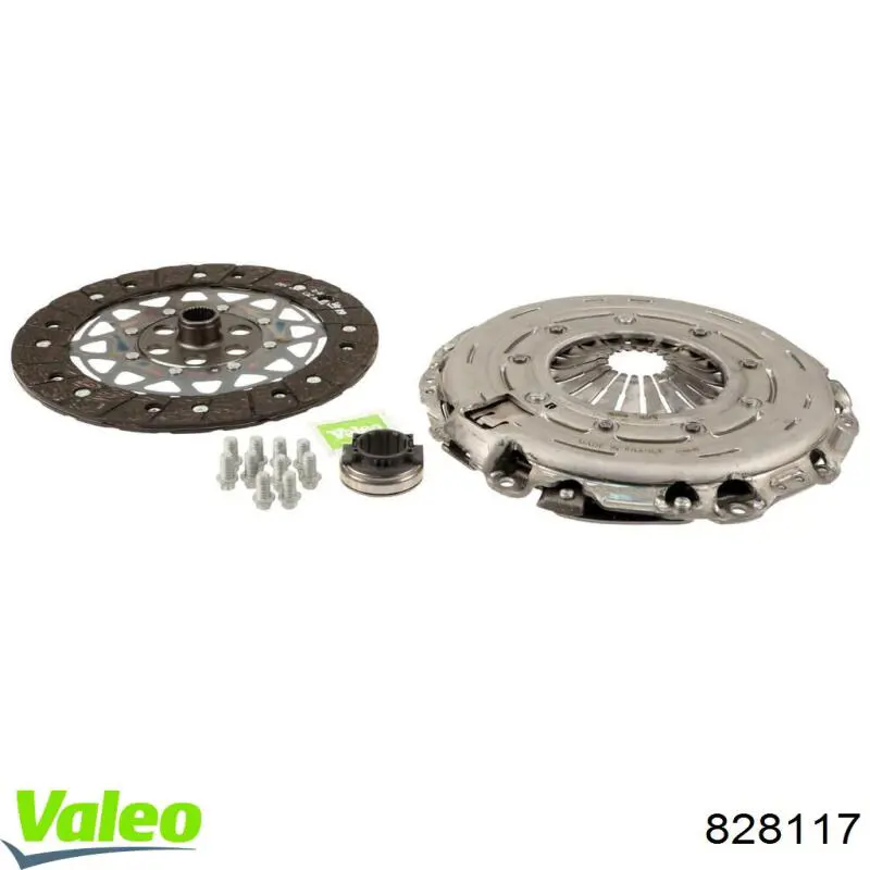 Комплект сцепления (3 части) VALEO 828117 цена, от 255.76 USD