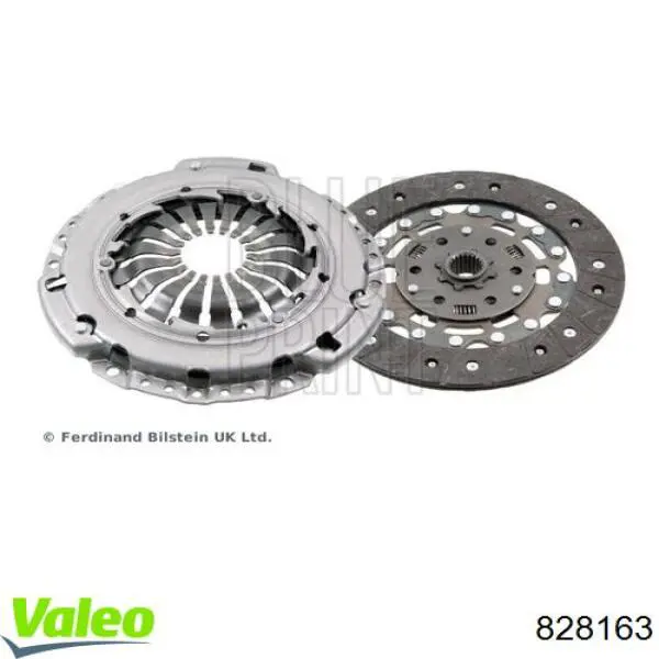 Комплект сцепления (3 части) VALEO 828163 цена, от 194.34 USD