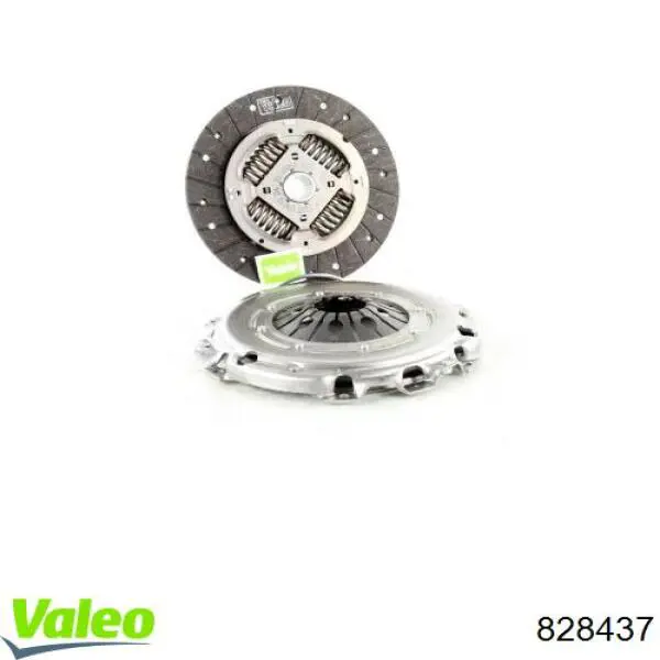 Купить 828437 VALEO Комплект сцепления (диск, корзина, подшипник)