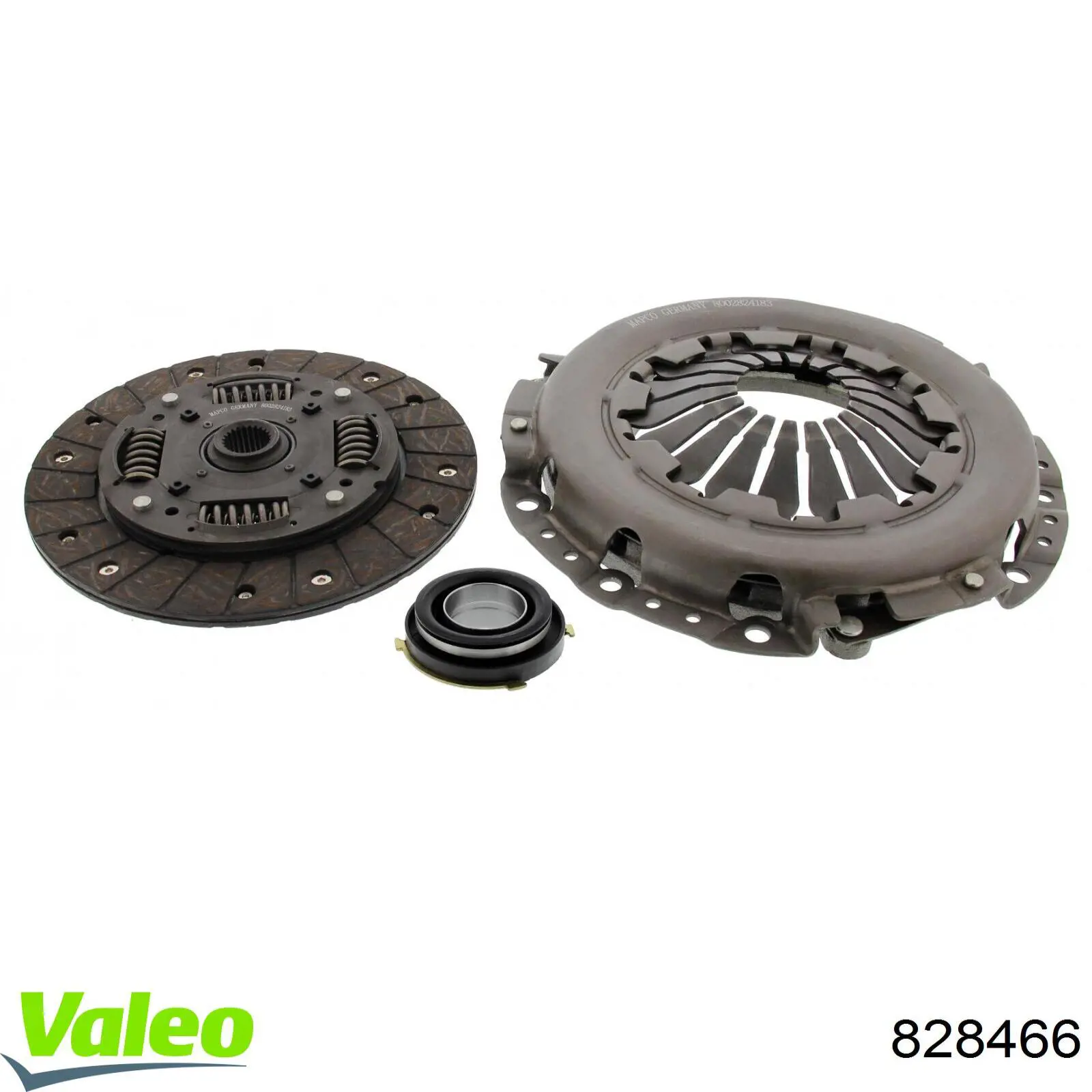 Комплект сцепления (3 части) VALEO 828466 цена, от 87.71 USD