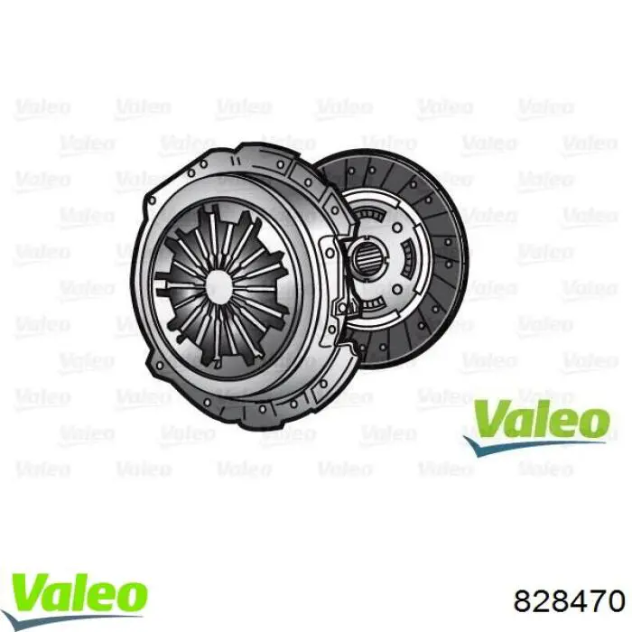 828470 VALEO kit de embraiagem (3 peças)