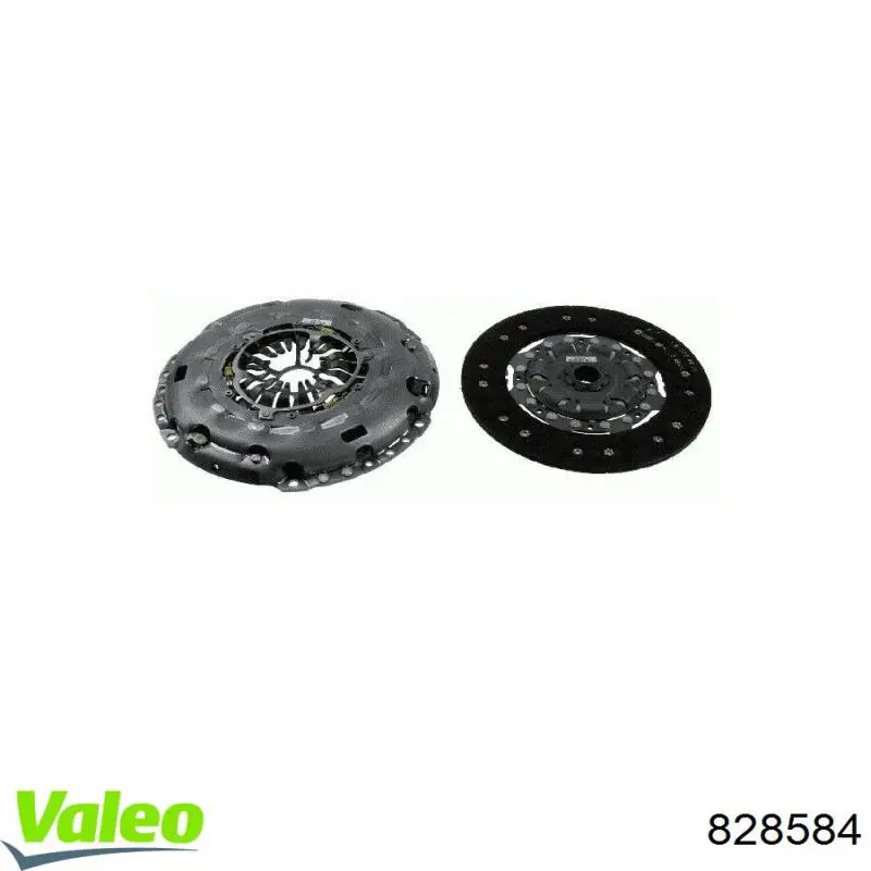 Купить 828584 VALEO Комплект сцепления (диск, корзина, подшипник)
