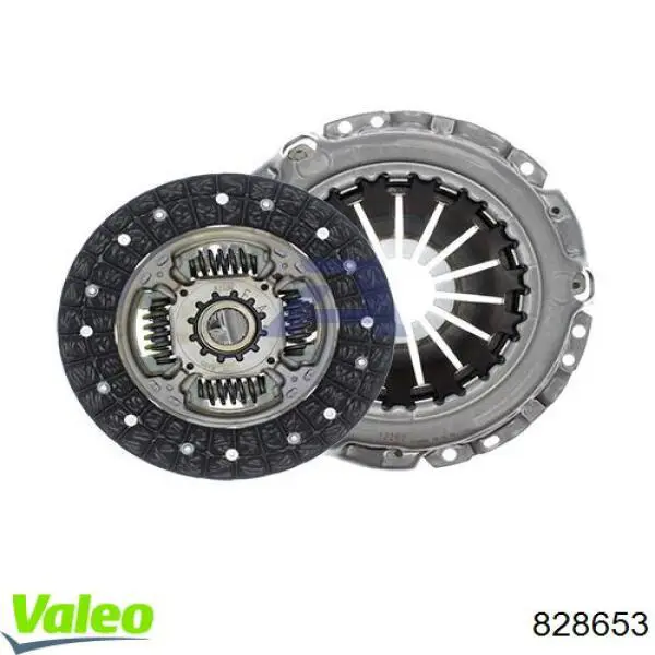 Купить 828653 VALEO Комплект сцепления (диск, корзина, подшипник)