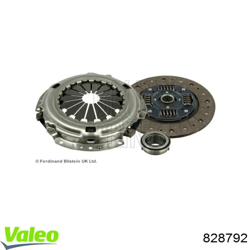 Купить 828792 VALEO Комплект сцепления (диск, корзина, подшипник)