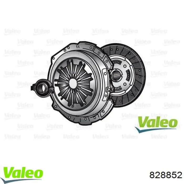 Комплект сцепления (3 части) VALEO 828852 цена, от 69.69 USD