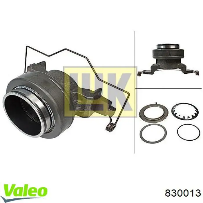 Подшипник сцепления выжимной VALEO 830013