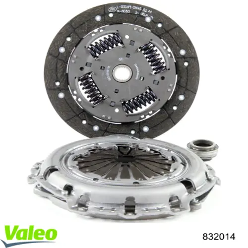 832014 VALEO kit de embraiagem (3 peças)