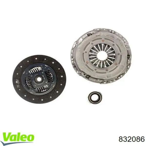 Купить 832086 VALEO Комплект сцепления (диск, корзина, подшипник)