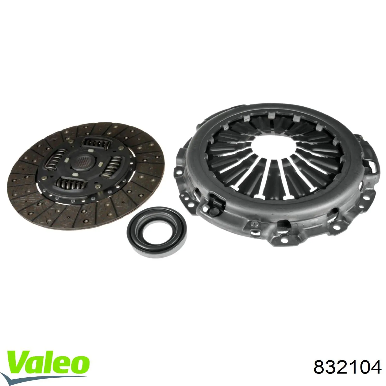 Комплект сцепления (3 части) VALEO 832104 цена, от 284.44 USD