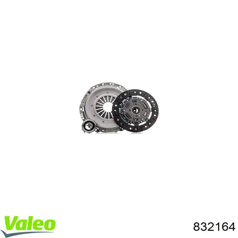 Комплект сцепления (3 части) VALEO 832164 цена, от 254.00 USD