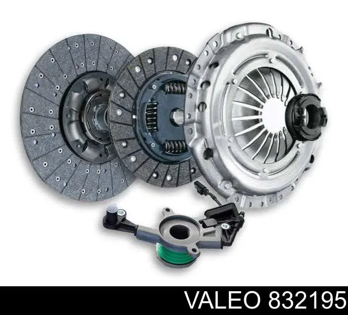 832195 VALEO kit de embraiagem (3 peças)