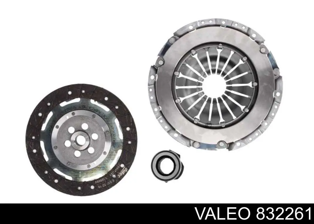 828032 VALEO kit de embraiagem (3 peças)