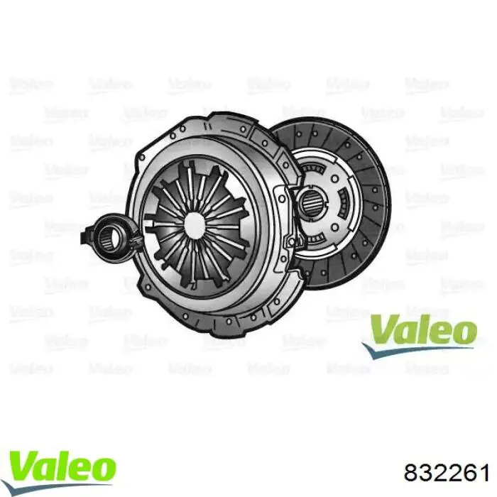 Комплект сцепления (3 части) VALEO 832261 цена, от 221.18 USD