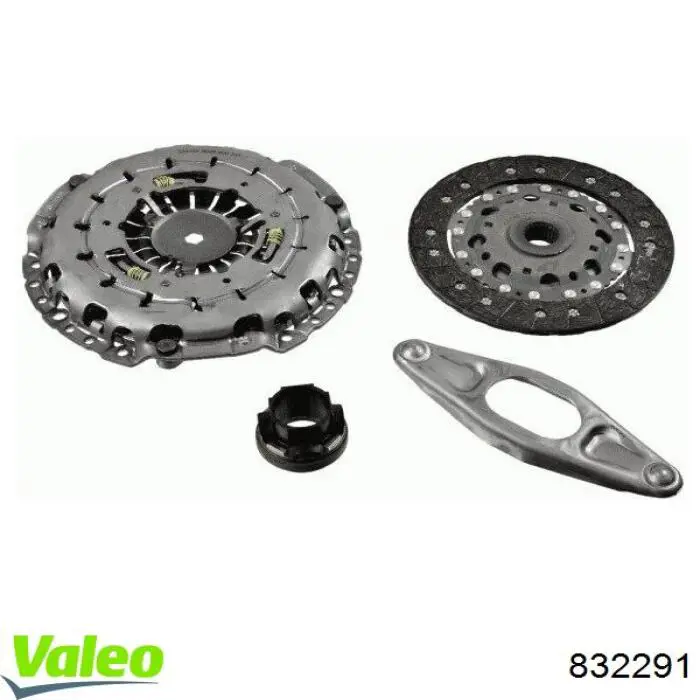 832291 VALEO kit de embraiagem (3 peças)