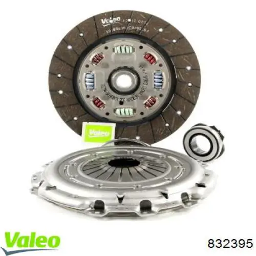 832395 VALEO kit de embraiagem (3 peças)