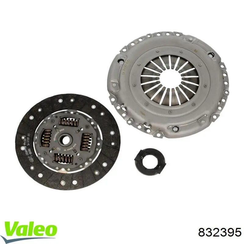 Комплект сцепления (3 части) VALEO 832395 цена, от 235.92 USD