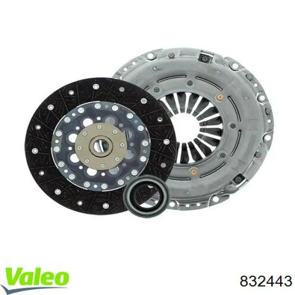 Комплект сцепления (3 части) VALEO 832443 цена, от 236.70 USD