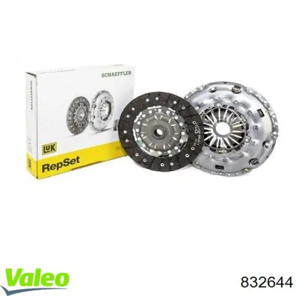 Комплект сцепления (3 части) VALEO 832644 цена, от 215.98 USD