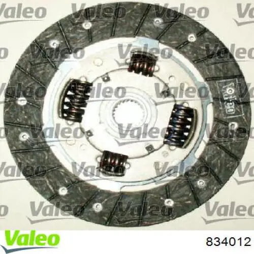 Купить 834012 VALEO Комплект сцепления (диск, корзина, подшипник)