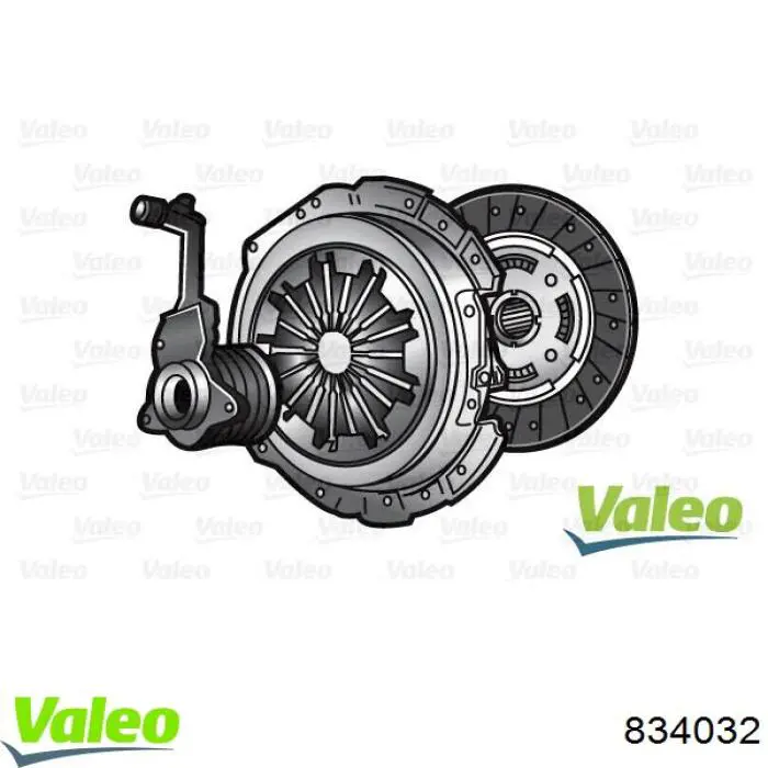 Комплект сцепления (3 части) VALEO 834032 цена, от 173.72 USD
