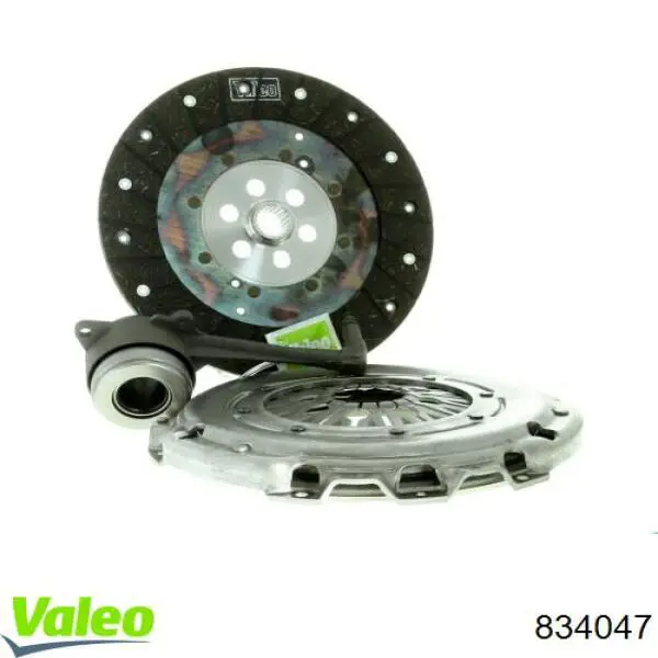 Купить 834047 VALEO Комплект сцепления (диск, корзина, подшипник)