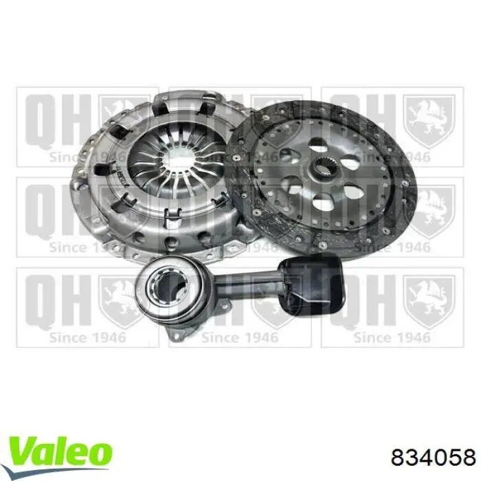 Комплект сцепления (3 части) VALEO 834058 цена, от 183.01 USD