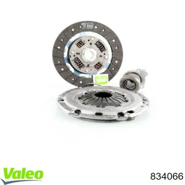Купить 834066 VALEO Комплект сцепления (диск, корзина, подшипник)