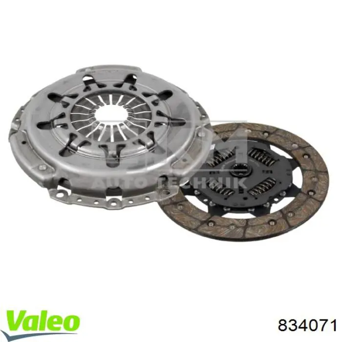 Комплект сцепления (3 части) VALEO 834071 цена, от 175.24 USD