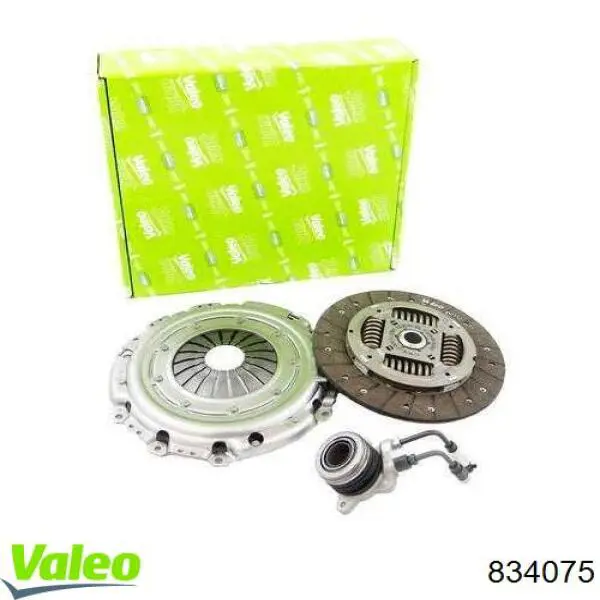 Купить 834075 VALEO Комплект сцепления (диск, корзина, подшипник)