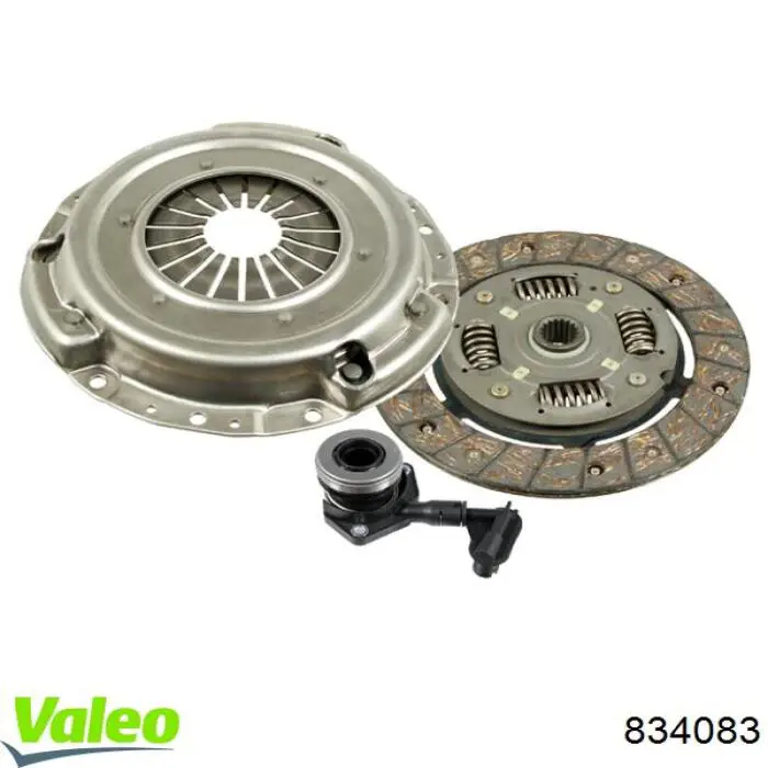 Купить 834083 VALEO Комплект сцепления (диск, корзина, подшипник)