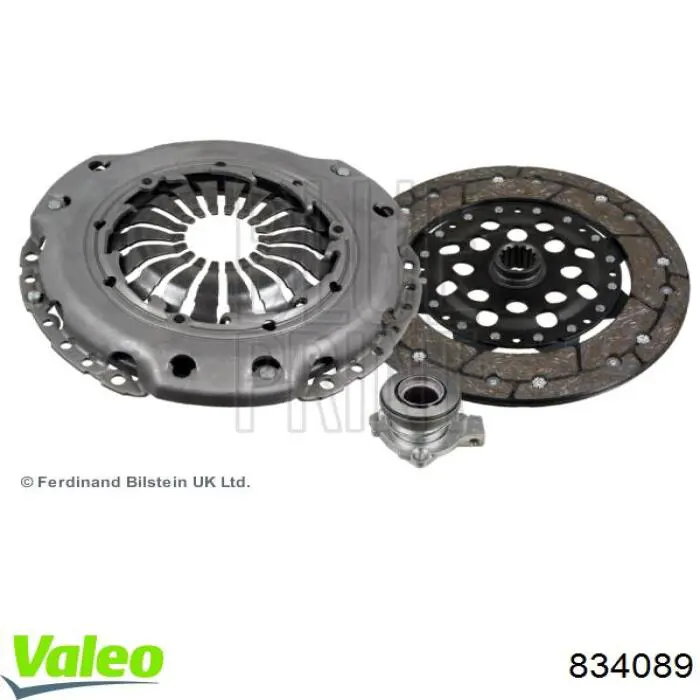 Комплект сцепления (3 части) VALEO 834089 цена, от 244.46 USD