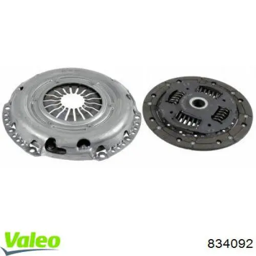 Купить 834092 VALEO Комплект сцепления (диск, корзина, подшипник)