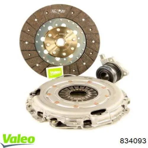 Комплект сцепления (3 части) VALEO 834093 цена, от 231.31 USD
