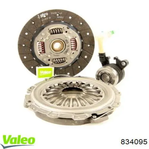 Купить 834095 VALEO Комплект сцепления (диск, корзина, подшипник)