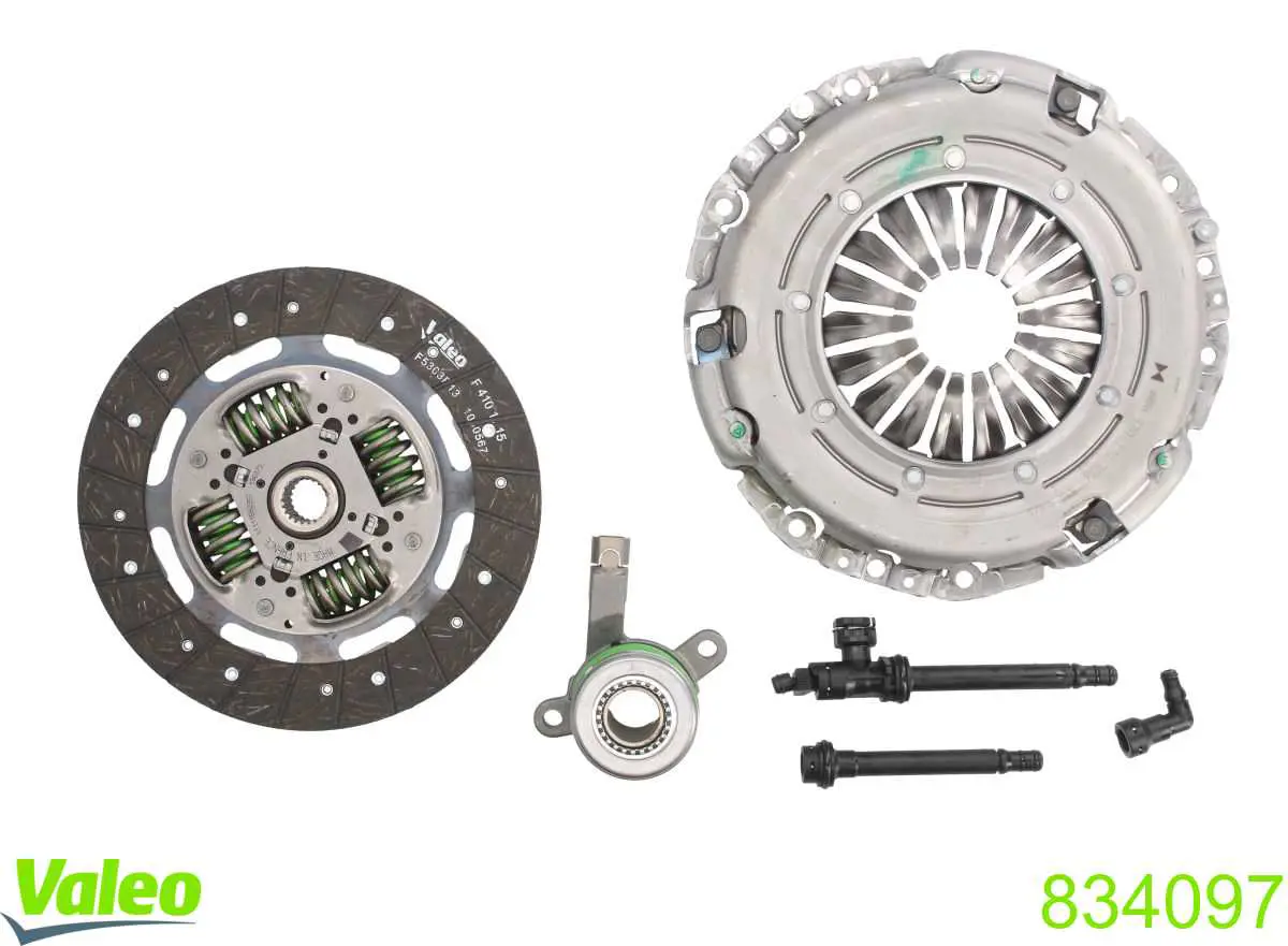 Комплект сцепления (3 части) VALEO 834097 цена, от 217.12 USD