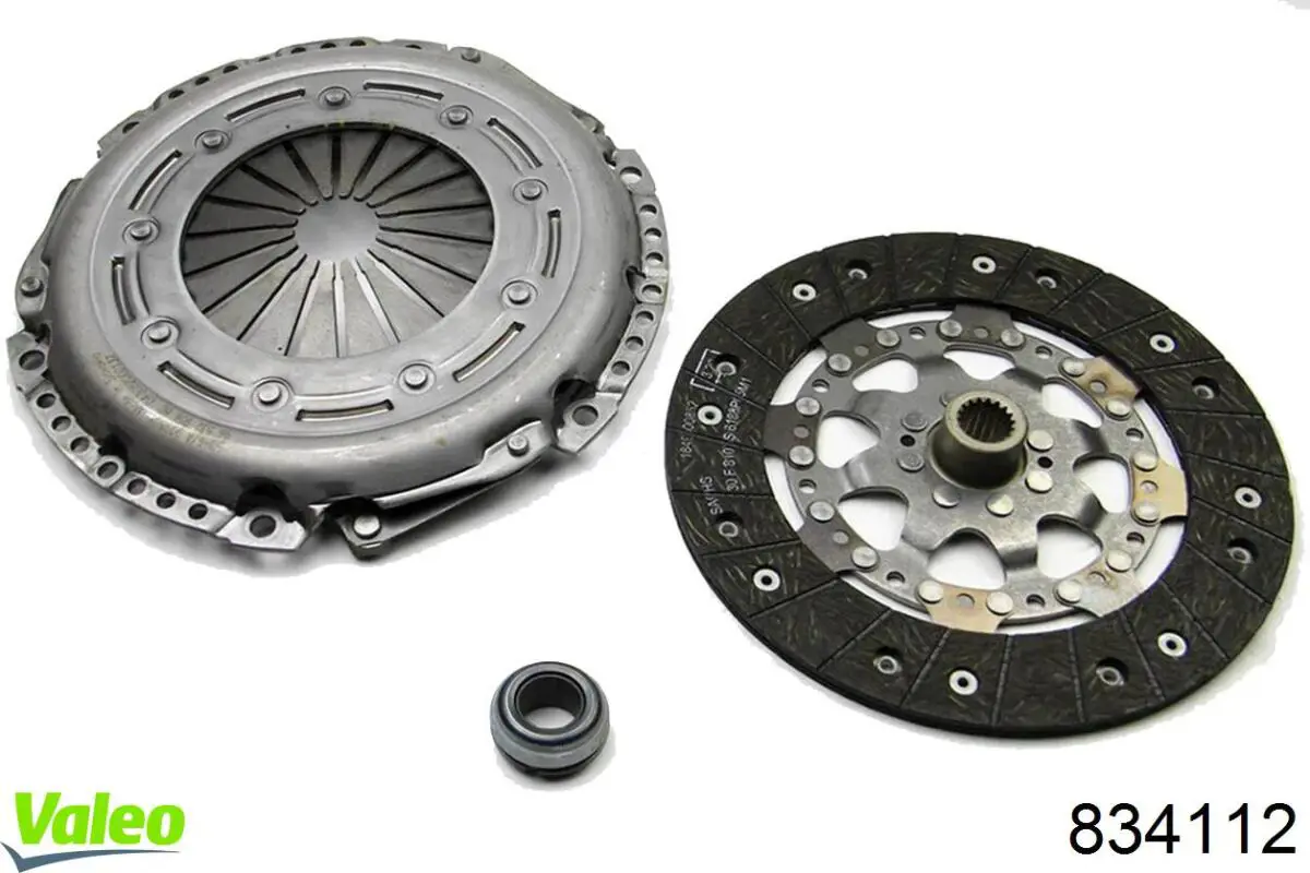 Комплект сцепления (3 части) VALEO 834112 цена, от 119.93 USD