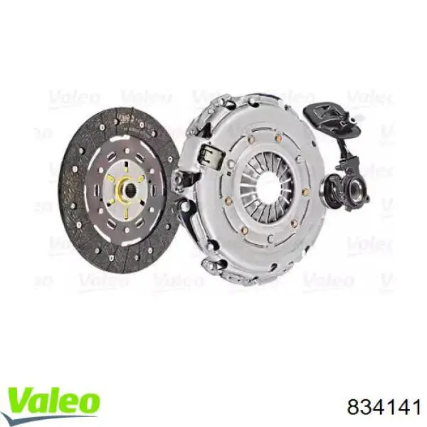 Купить 834141 VALEO Комплект сцепления (диск, корзина, подшипник)