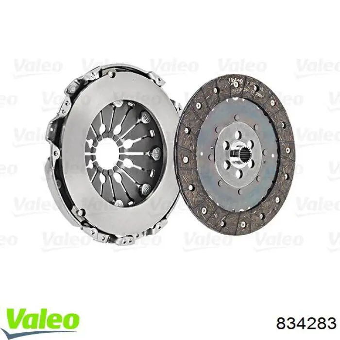 Купить 834283 VALEO Комплект сцепления (диск, корзина, подшипник)