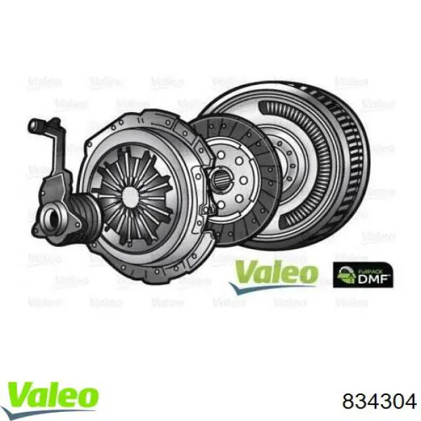 Комплект сцепления (3 части) VALEO 834304 цена, от 227.67 USD