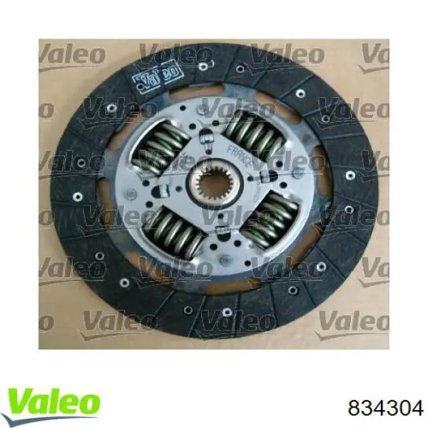 Купить 834304 VALEO Комплект сцепления (диск, корзина, подшипник)