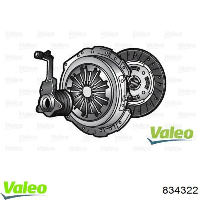 834322 VALEO Сцепление в сборе