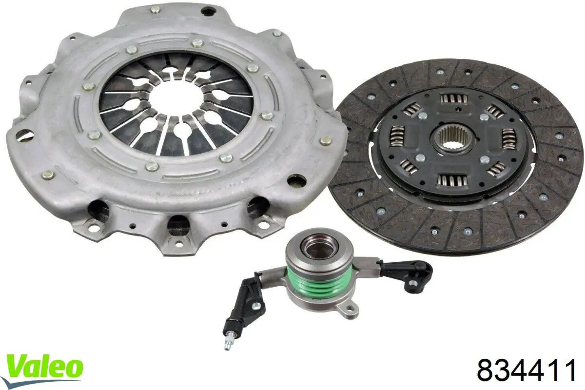 Комплект сцепления (3 части) VALEO 834411 цена, от 283.82 USD